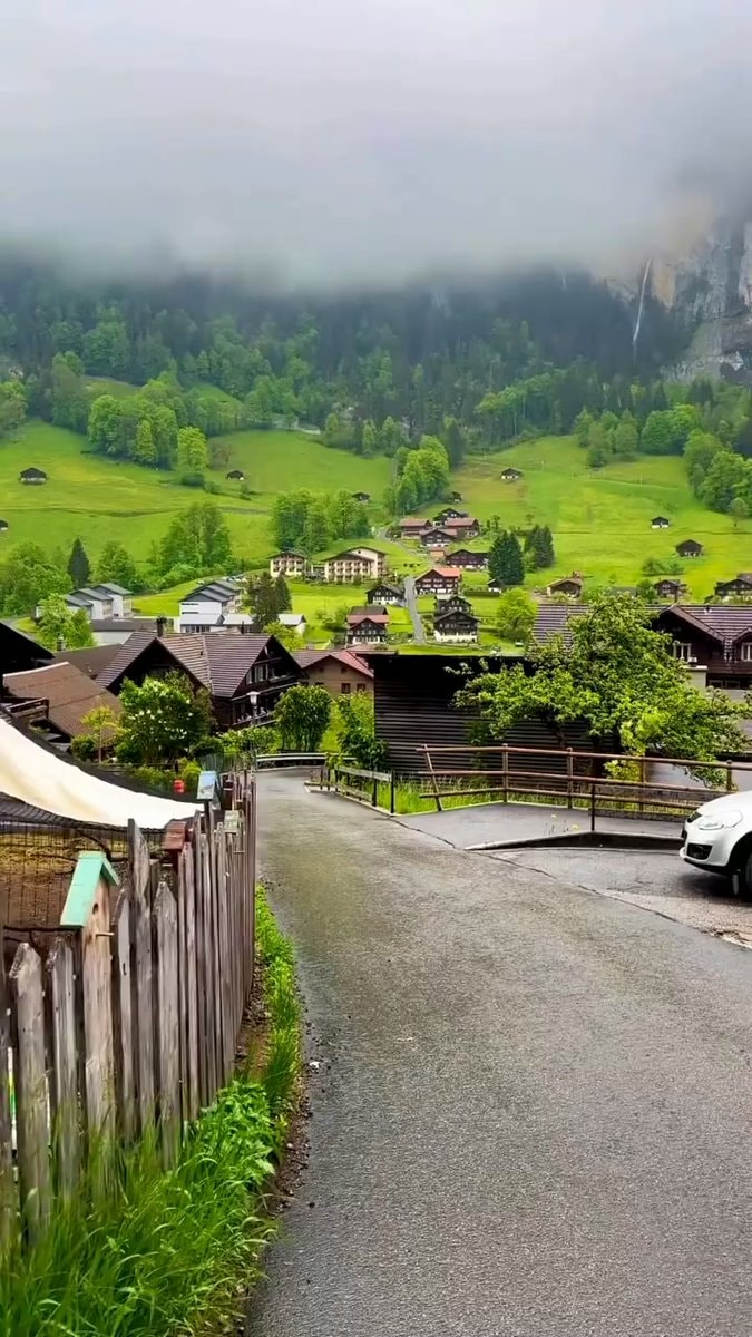 Switzerland scenic village