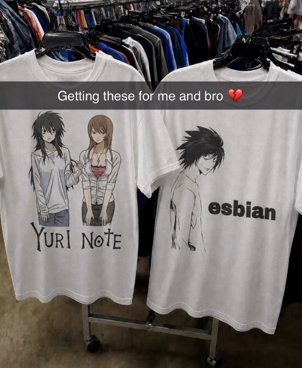 YURI NOTE and esbian shirts