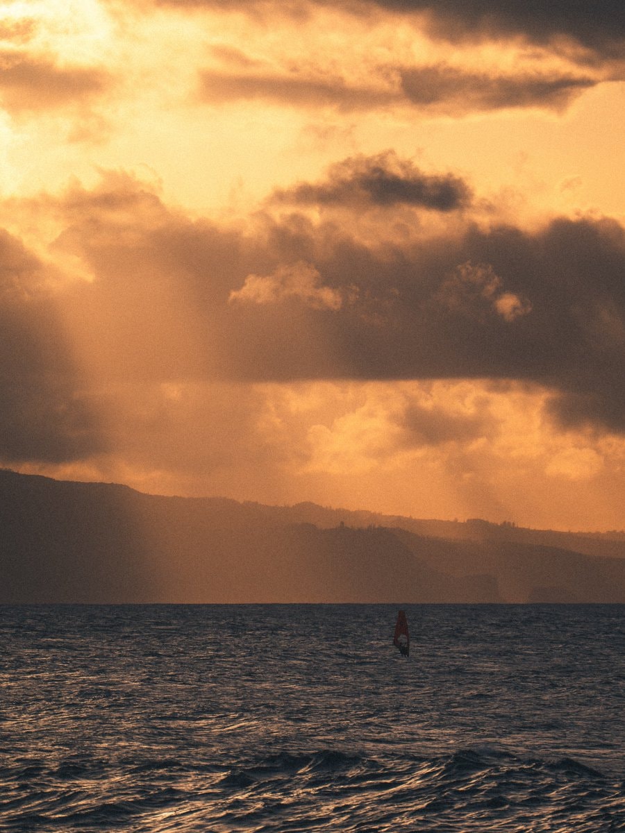 surfer at golden hour (photo 2 of 3)