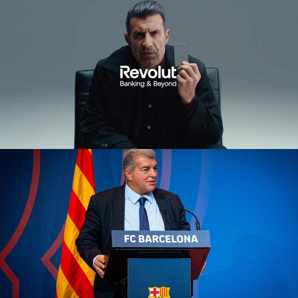 Barcelona rejects Revolut over Luis Figo