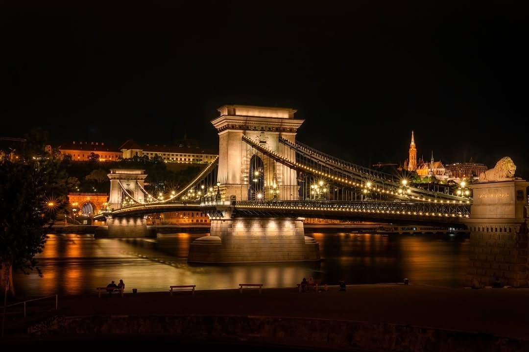 Budapest Hungary parliament at dusk (photo 2 of 2)