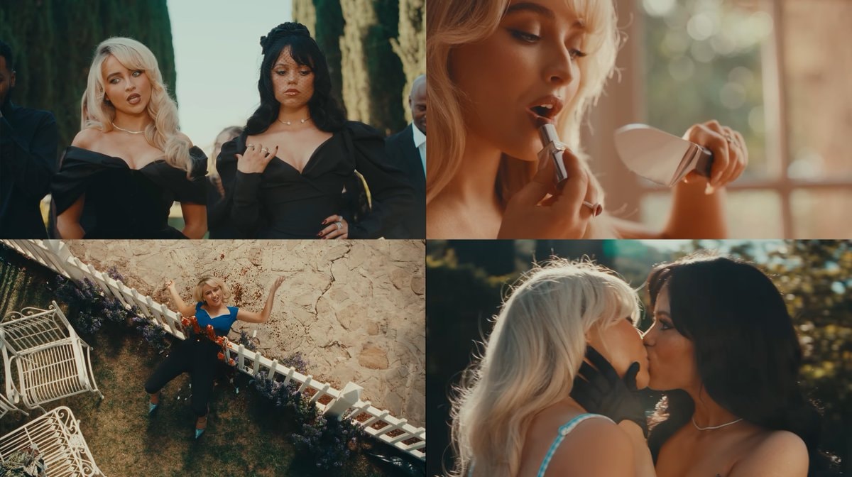Sabrina Carpenter Taste visual style
