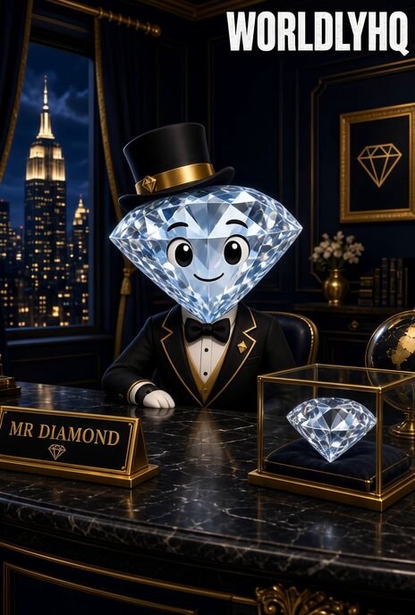 Mr Diamond cartoon character Mr Diamond cartoon character