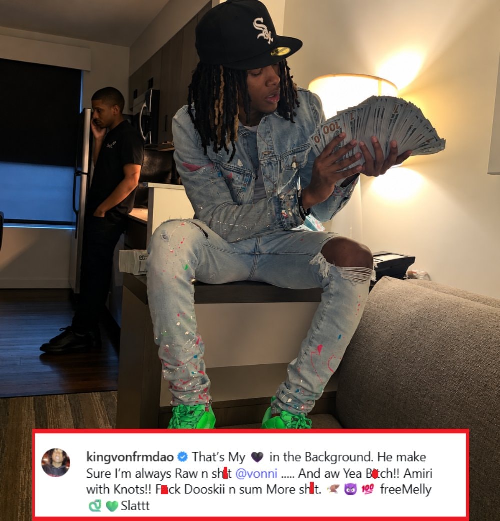 King Von OTF Vonnie post King Von OTF Vonnie post
