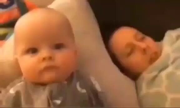 Dad records video for son's sleep issue