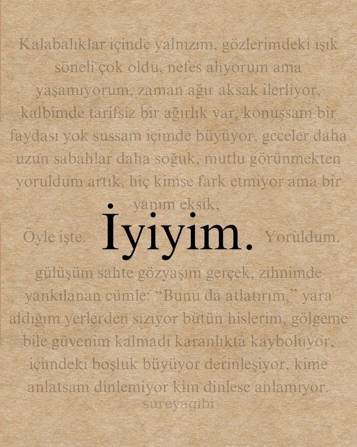 iyiyim status update