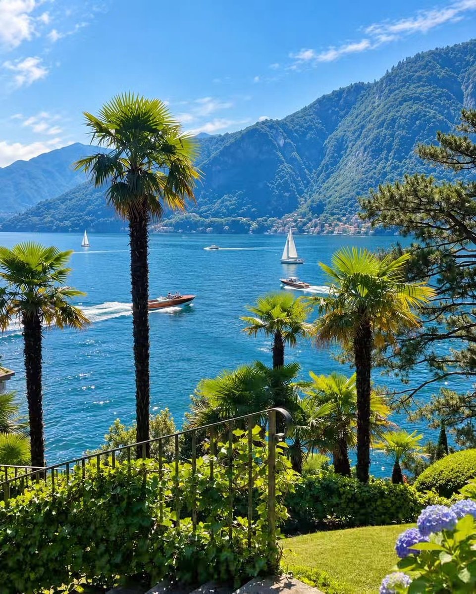 Lake Como in summer Lake Como in summer