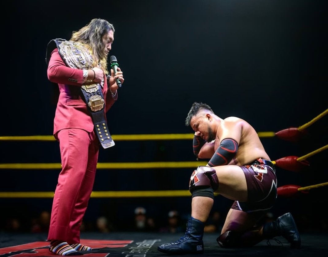 Yota Tsuji invites Ares to NJPW Dojo
