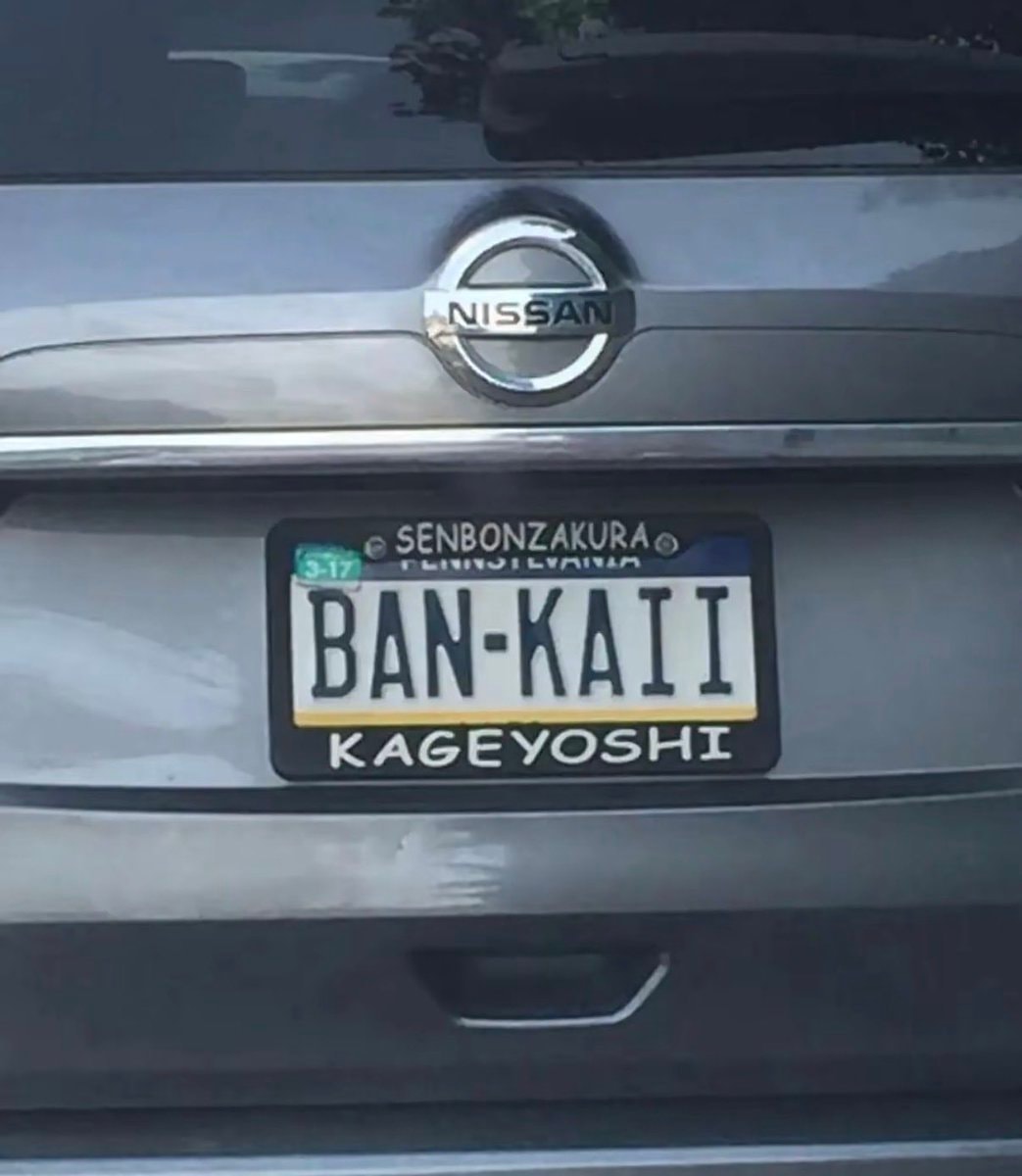 dream car license plate