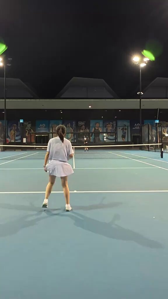 Tennis match night Ai Si Tennis match night Ai Si