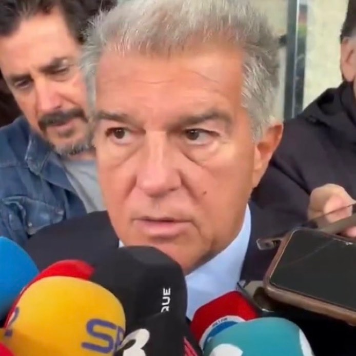Barcelona president Joan Laporta