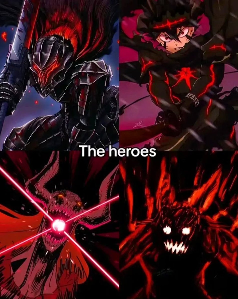 Anime collage The heroes