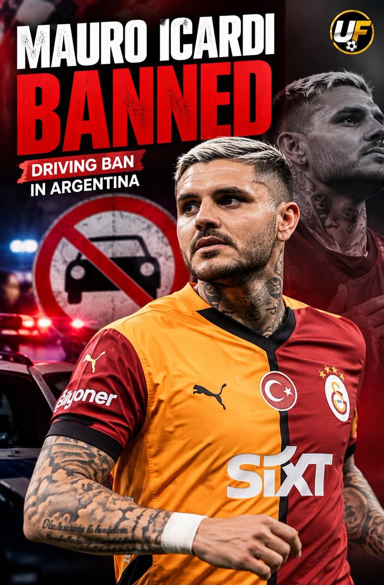 Mauro Icardi driving ban Argentina