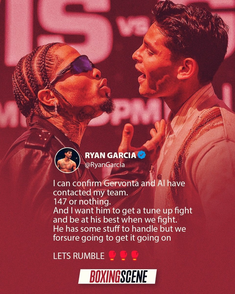 Gervonta Davis Ryan Garcia 147lbs
