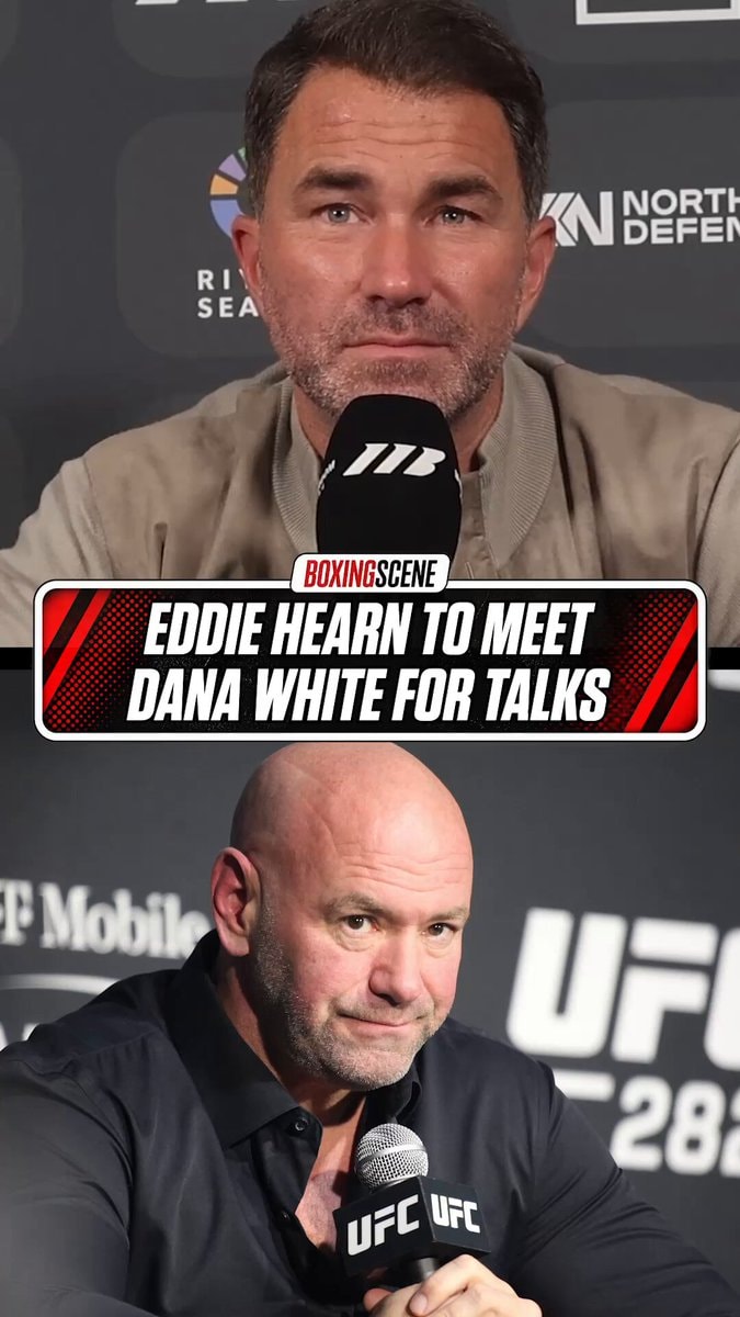 Eddie Hearn meets Dana White