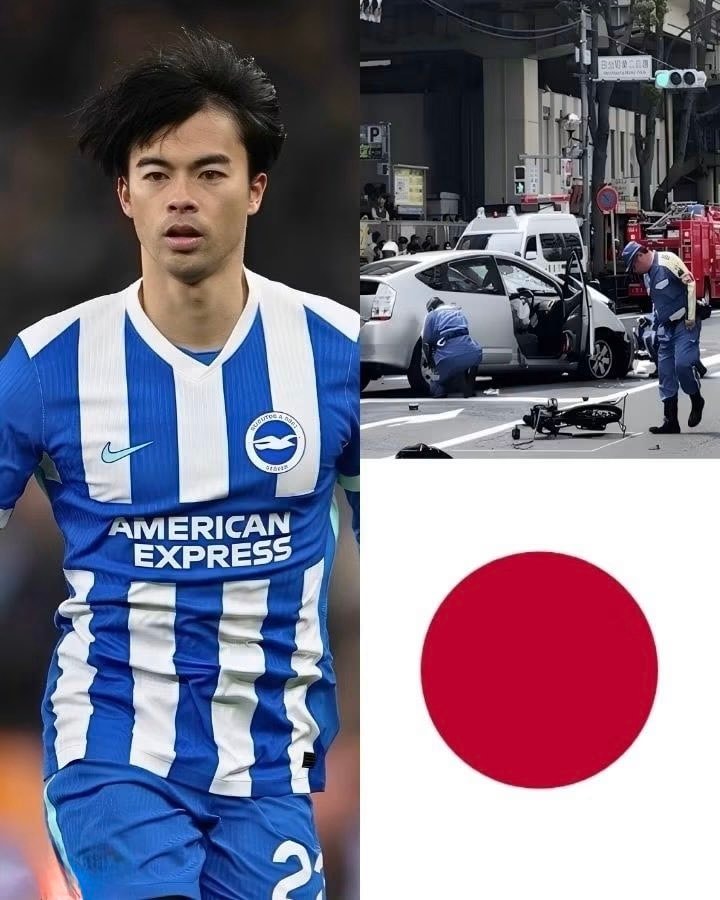 Kaoru Mitoma traffic accident Tokyo