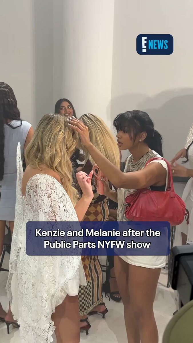 Kenzie and Melanie Public Parts NYFW