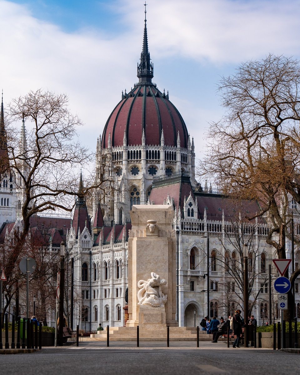 Hungarian Parliament Building in Budapest