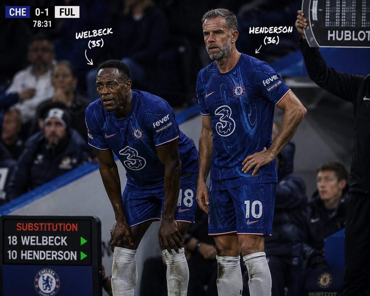 Chelsea Welbeck Henderson substitution Fulham