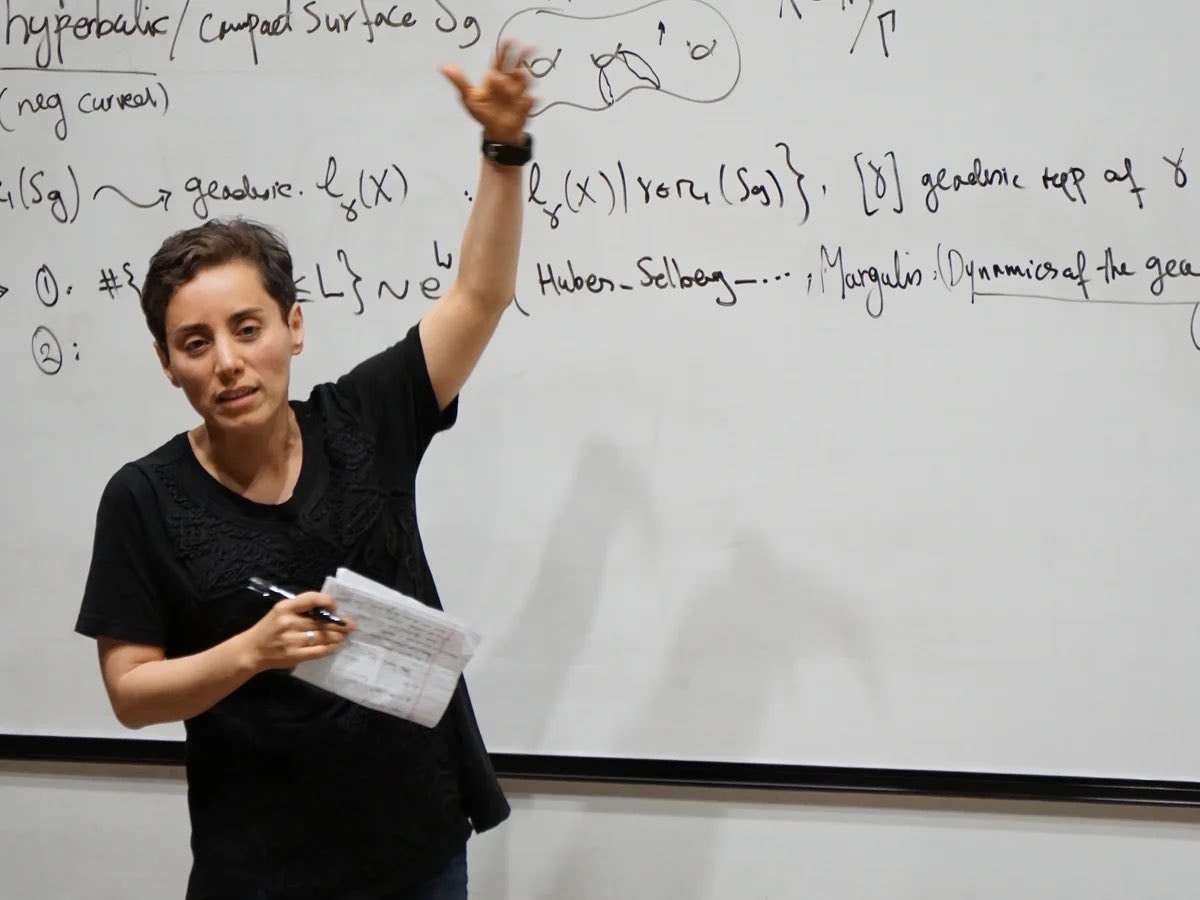 Maryam Mirzakhani Fields Medal 2014