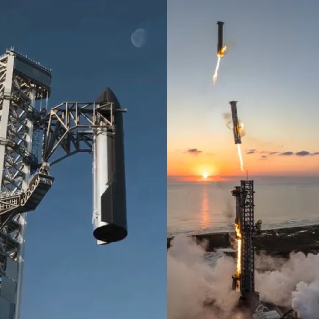 SpaceX Starship catch attempt SpaceX Starship catch attempt