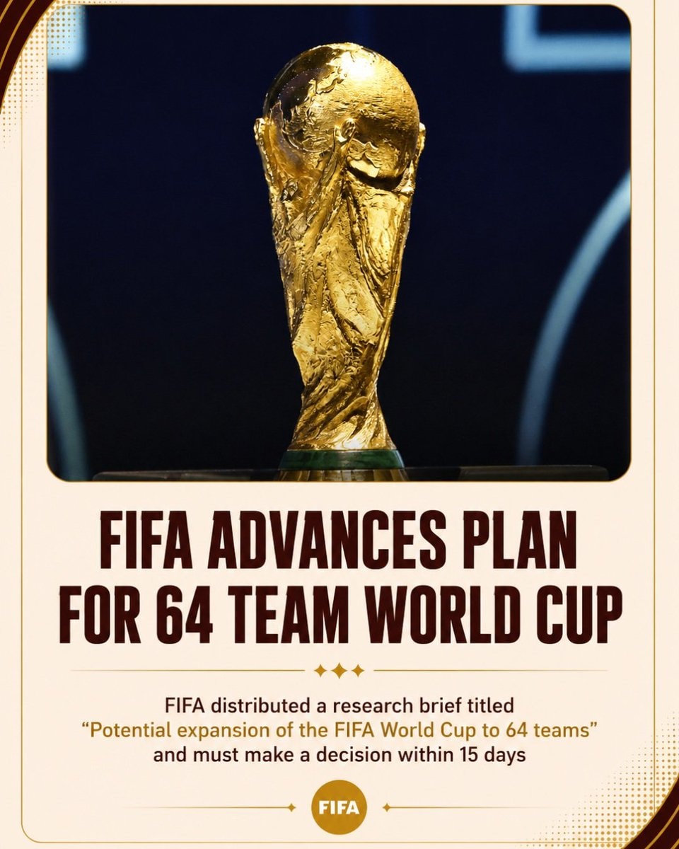 FIFA considers 64 team World Cup FIFA considers 64 team World Cup