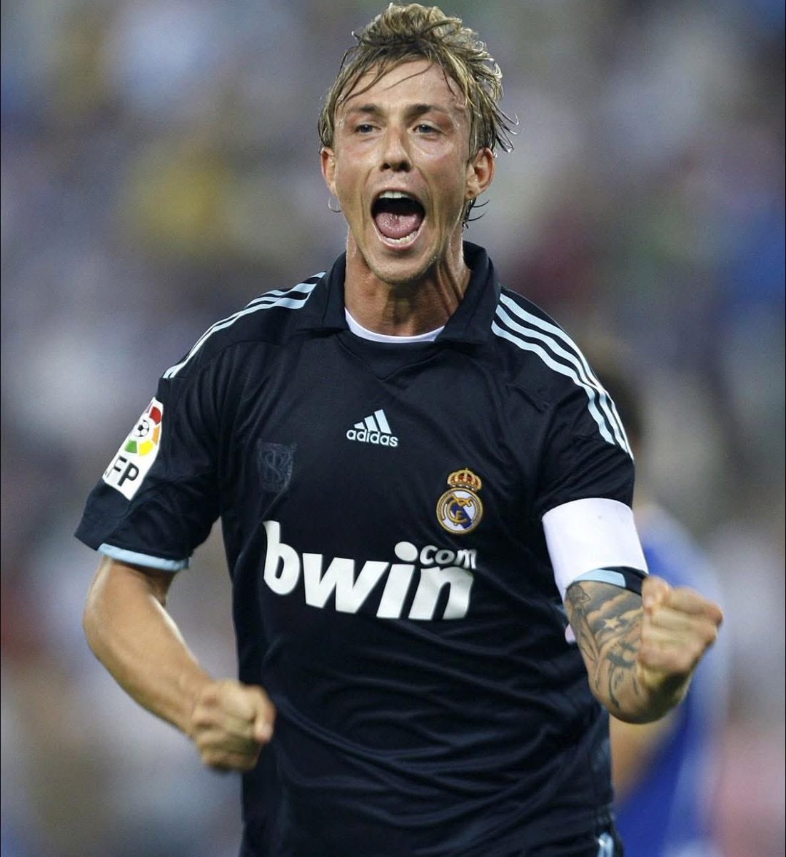 Guti Real Madrid celebration