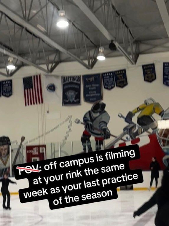 Off Campus season 2 filming at Britannia Arena rink (photo 4 of 4)