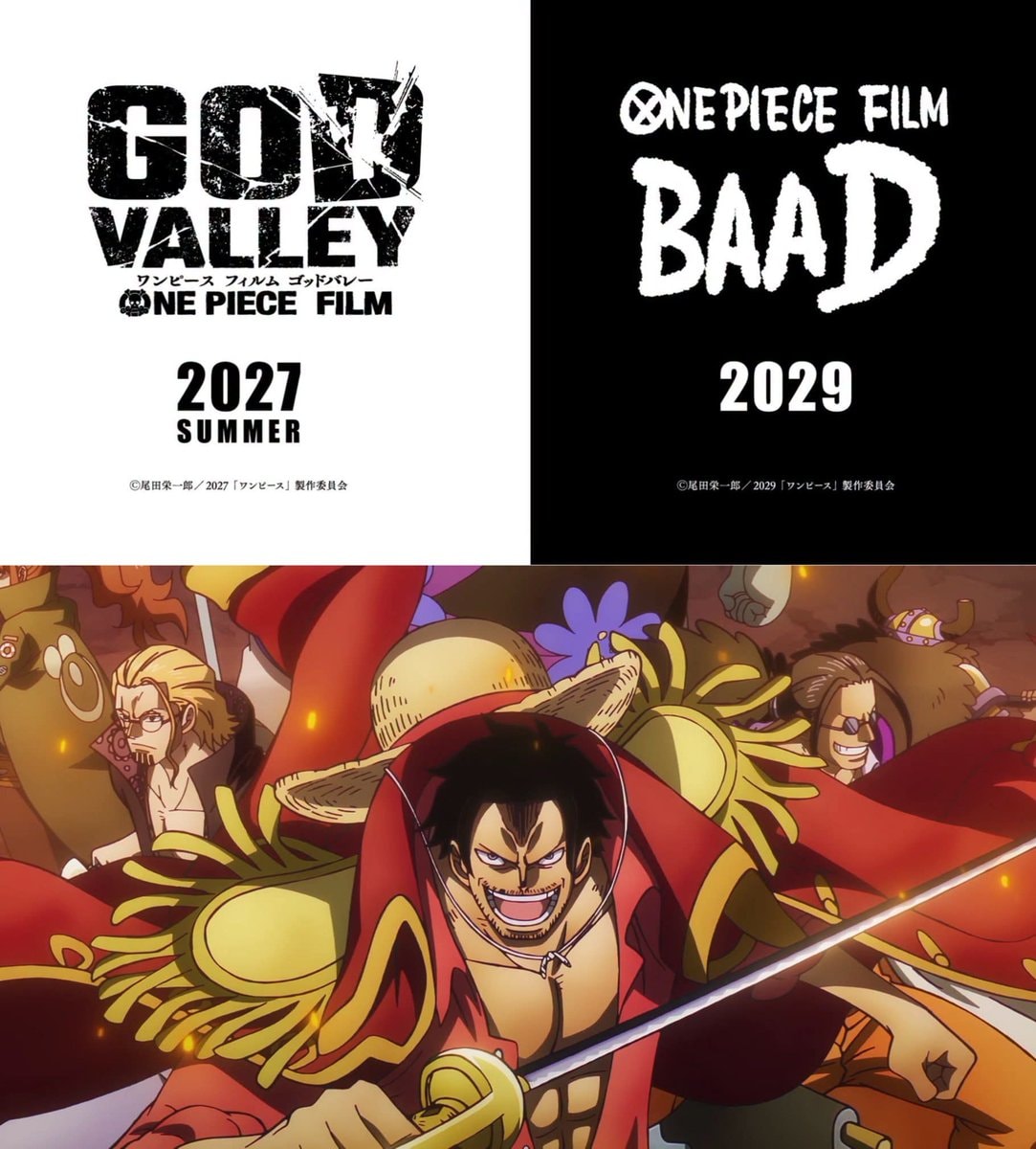 One Piece film announcements 2027 2029 One Piece film announcements 2027 2029