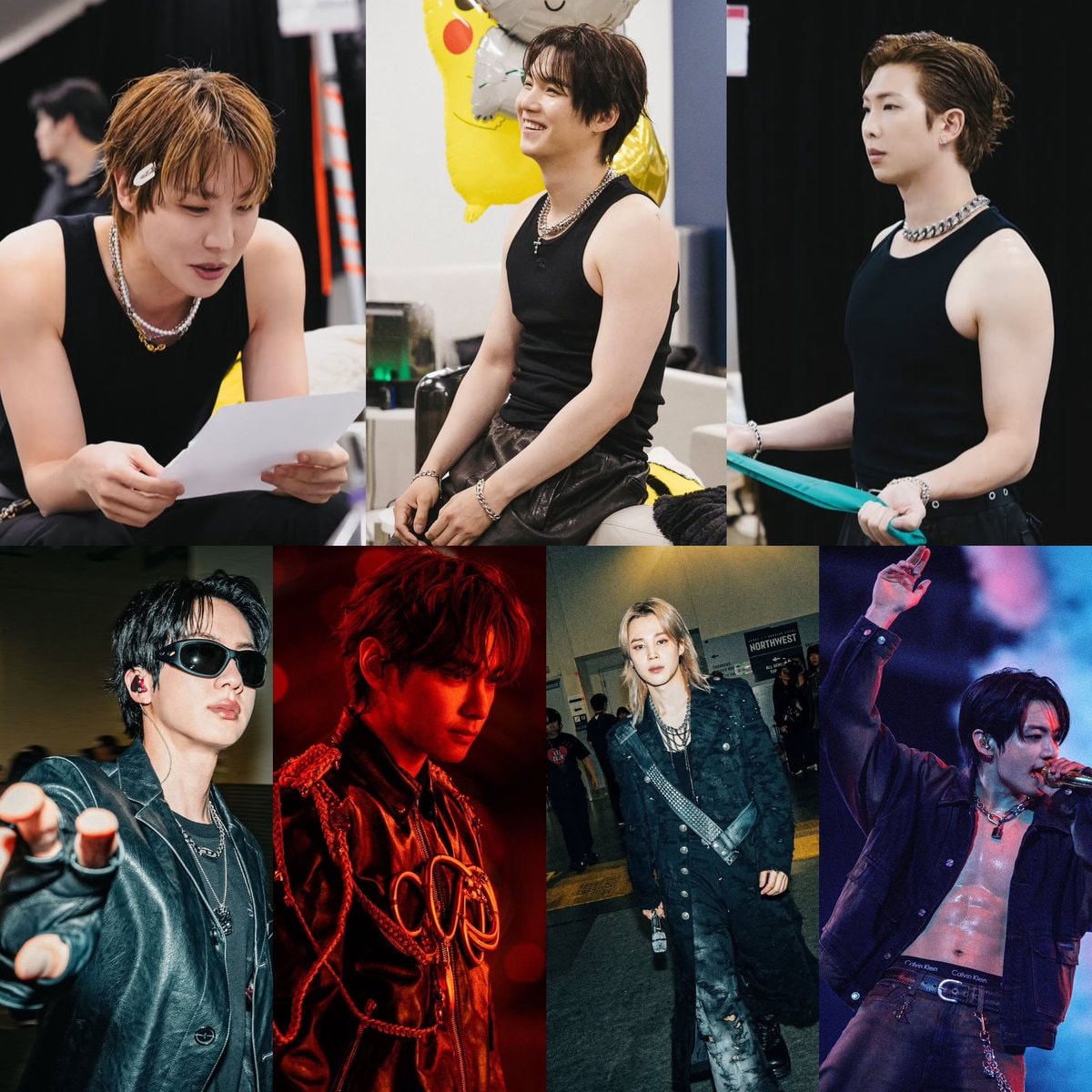 BTS OT7 collage ❤️‍🔥