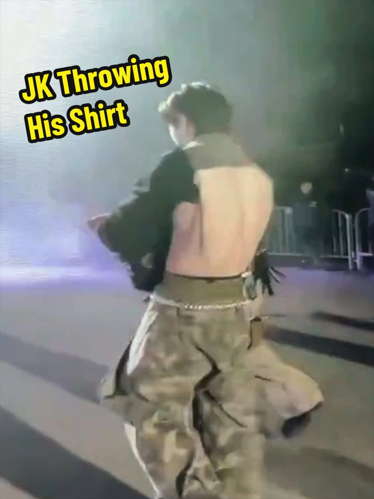 Jungkook throws shirt at Toronto D2