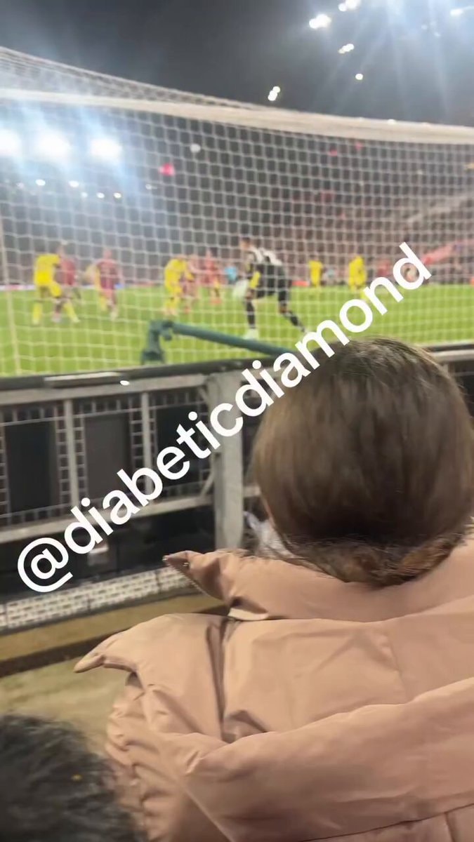 Araujo in the stands