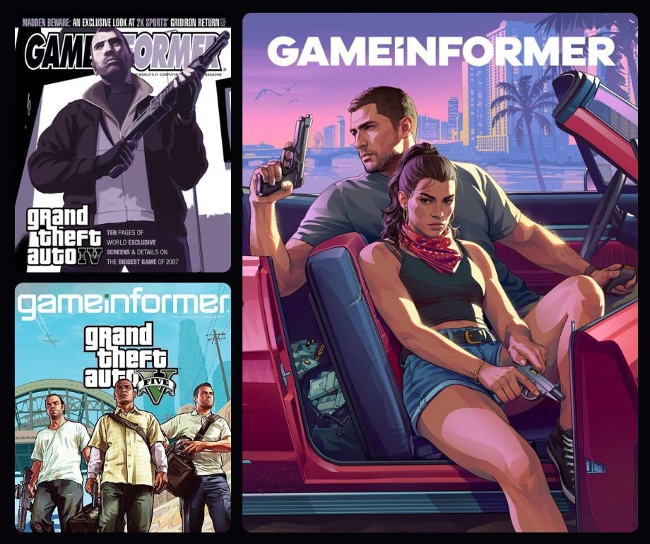 Game Informer GTA covers history