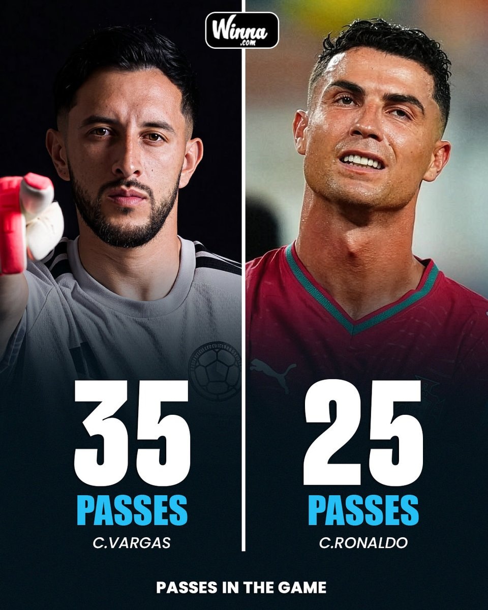 Vargas Ronaldo passes comparison