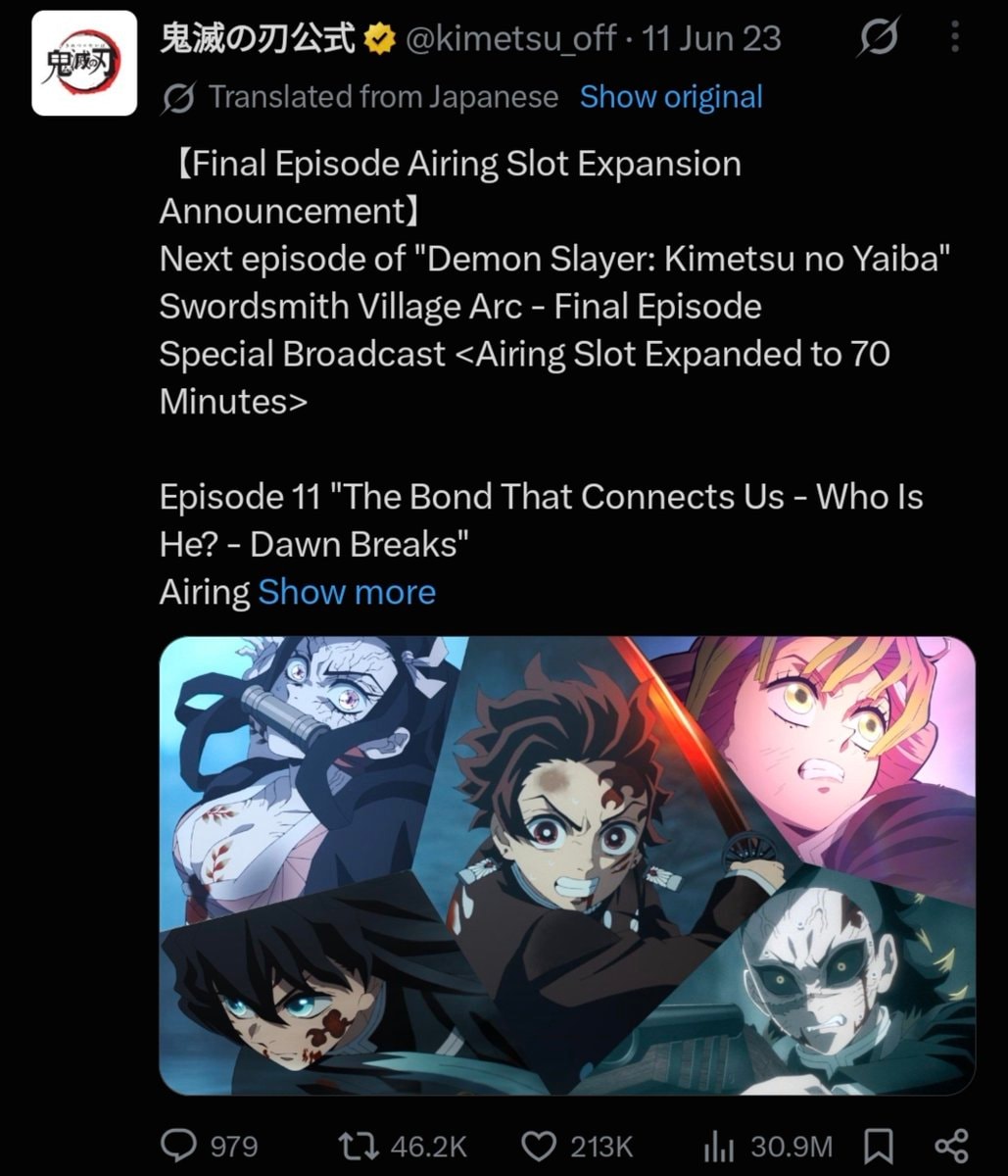 Demon Slayer Swordsmith Village Arc finale