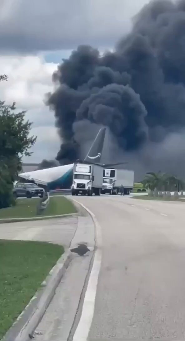 Prime Air Boeing 767 Miami runway overshoot