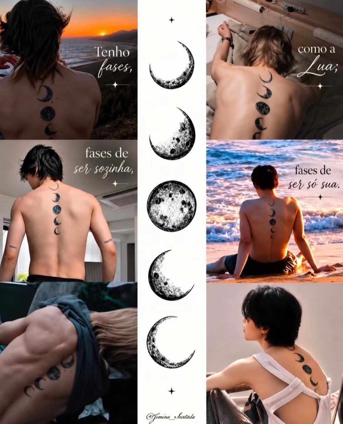 jimin moon phase tattoos