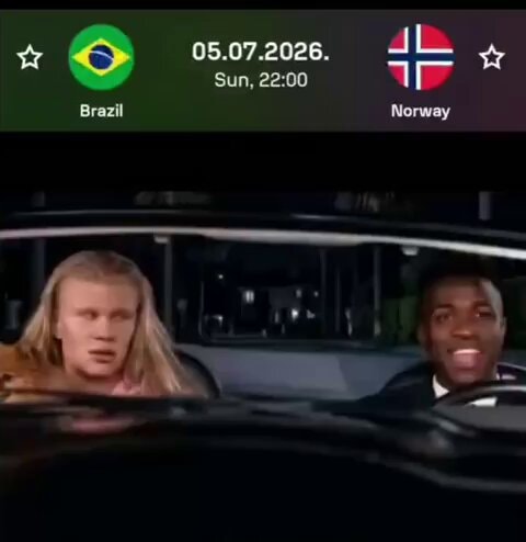 Brazil vs Norway meme potential