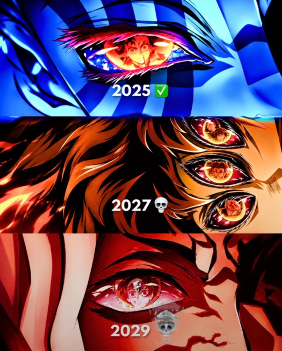 anime-style eyes triptych anime-style eyes triptych