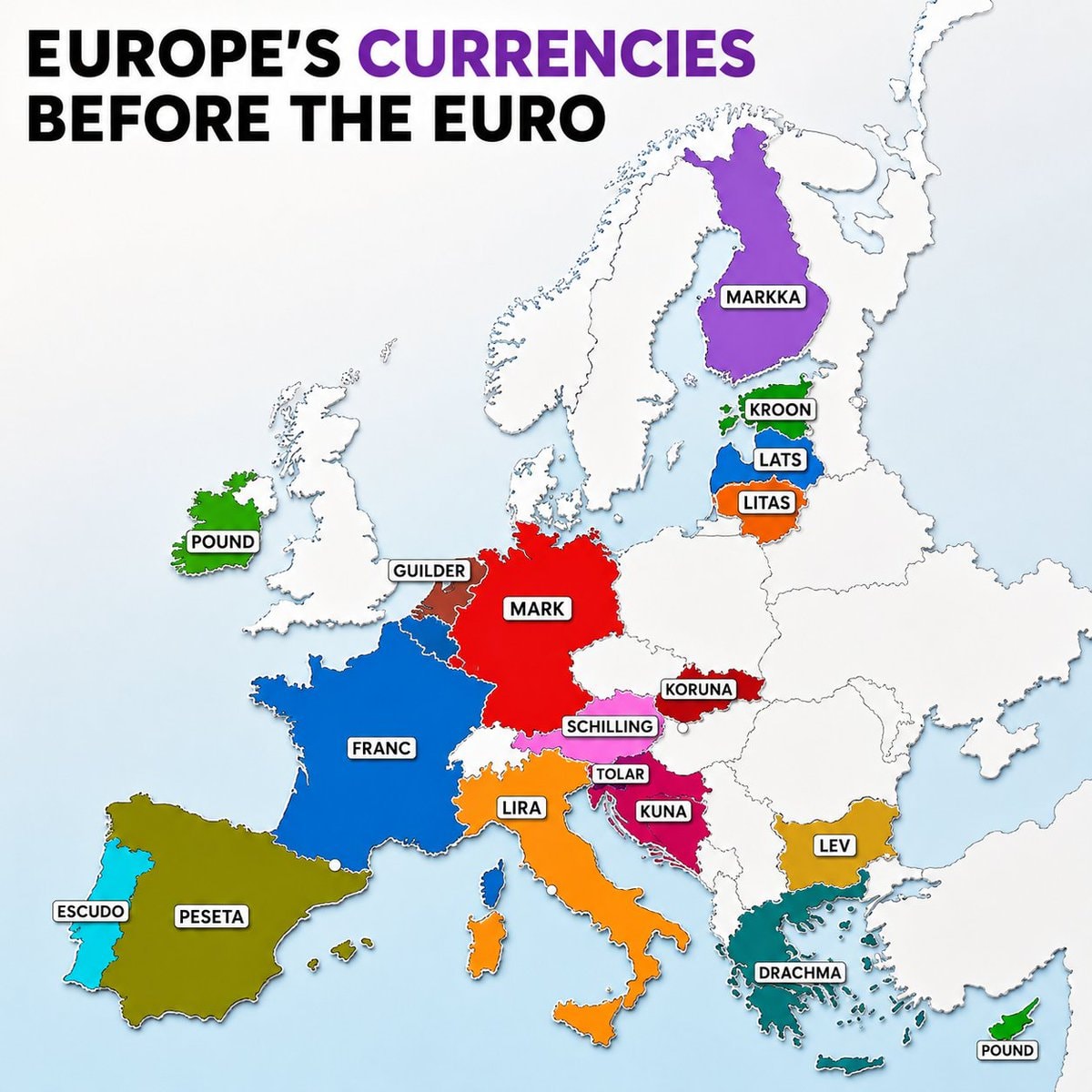 Europe's Currencies Before the Euro