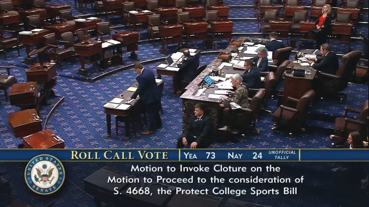 Protect College Sports Bill Senate Vote