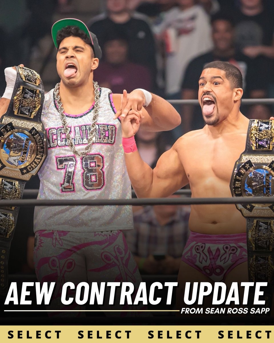 AEW contract update on Anthony Bowens and Max Caster