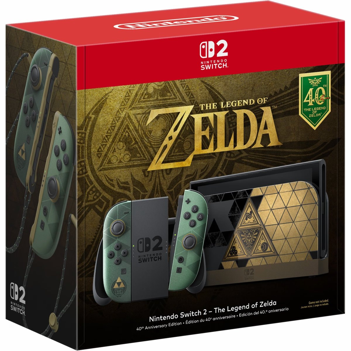 Zelda 40th Anniversary Switch 2 console