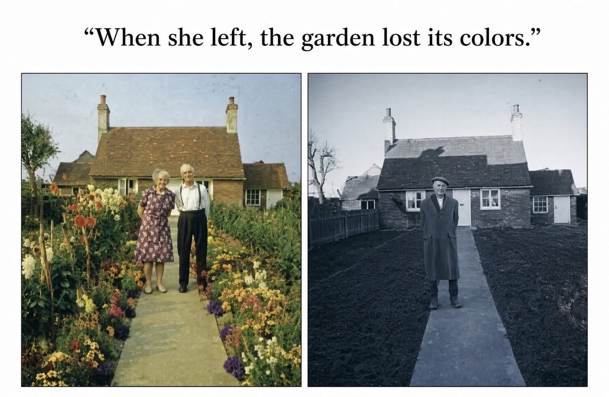 Garden lost its colors
