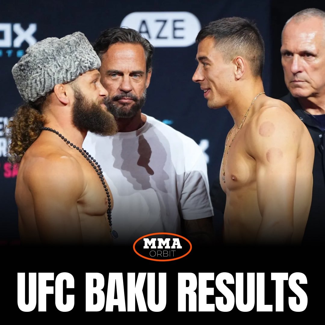 UFC Baku results Abdul Rakhman Yakhyaev KO