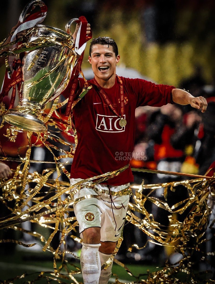Cristiano Ronaldo Champions League Manchester United