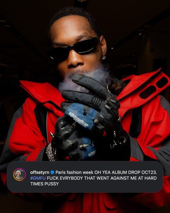 Offset GMFU album release (photo 2 of 2)