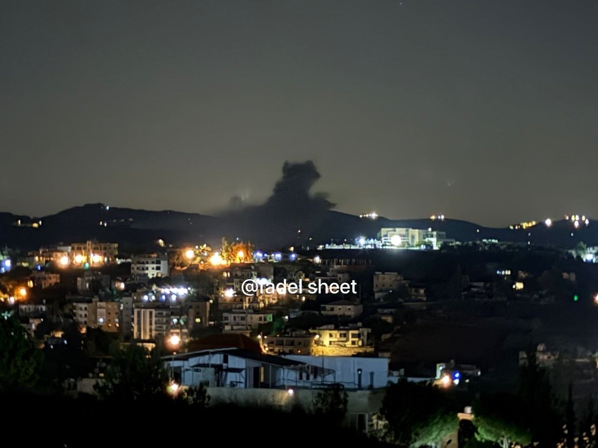 Israeli strikes on Nabatieh South Lebanon