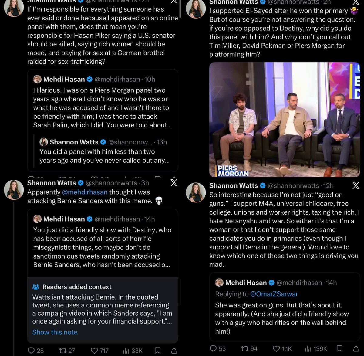 Mehdi Hasan vs Shannon Watts (photo 2 of 2)