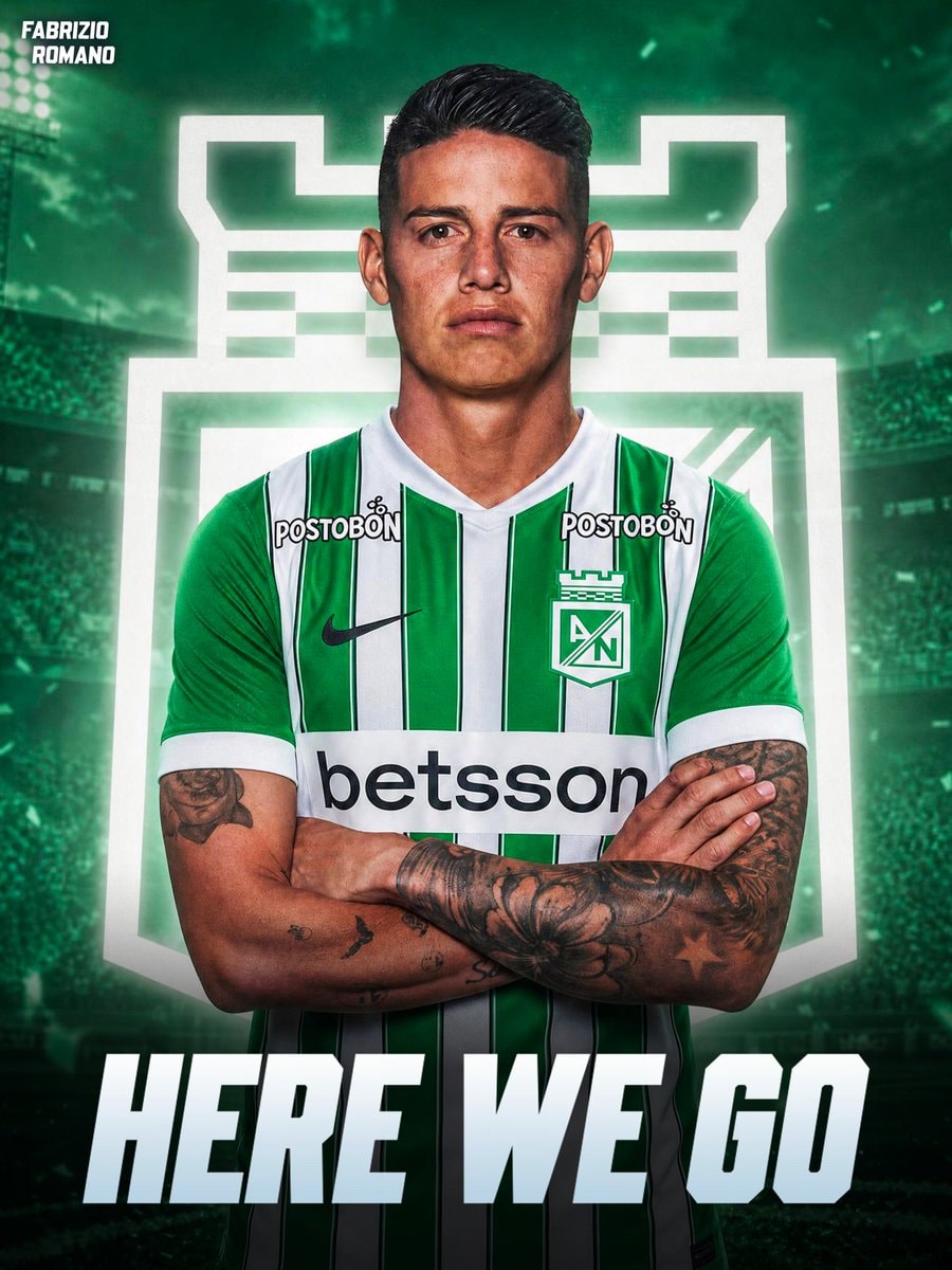James Rodriguez Atletico Nacional verbal agreement
